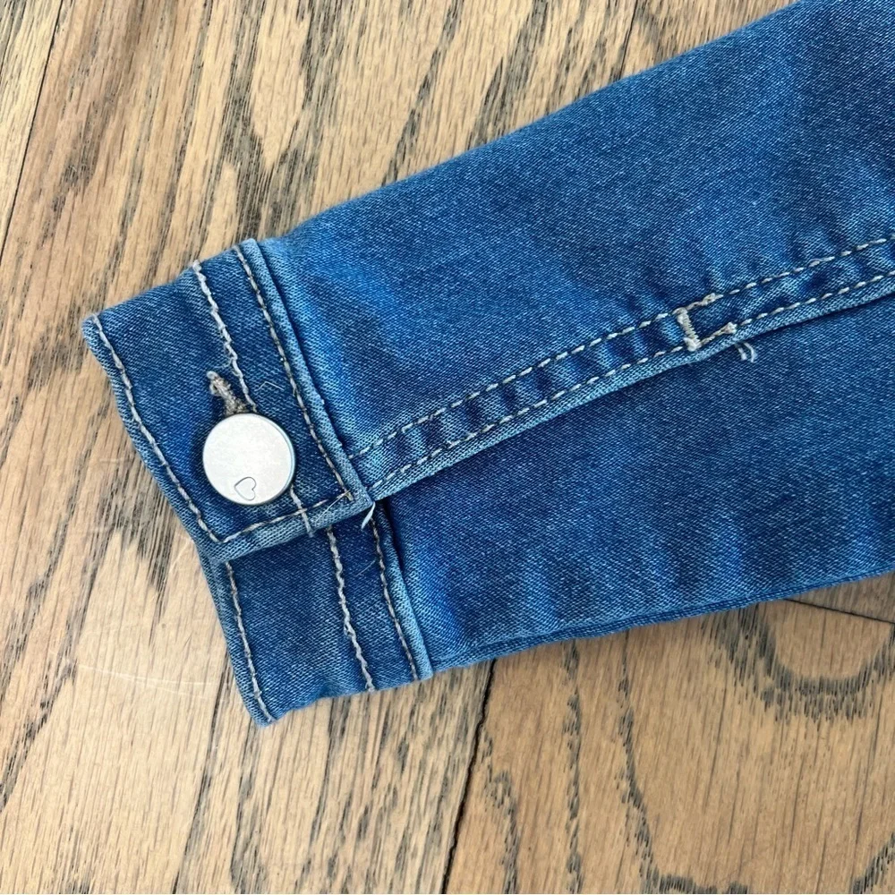 The Children’s Place Toddler Girls Denim Jacket Size 12-18 Months